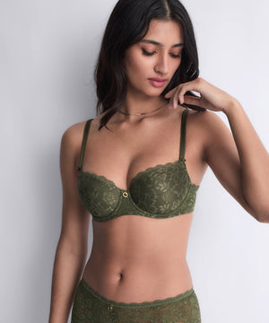Rosessence Moss Moulded Half Cup Bra