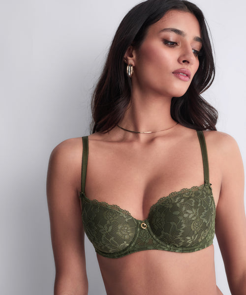 Rosessence Moss Moulded Half Cup Bra