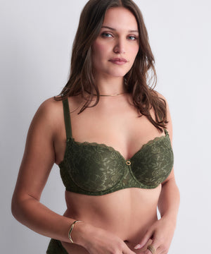 Rosessence Moss Moulded Half Cup Bra