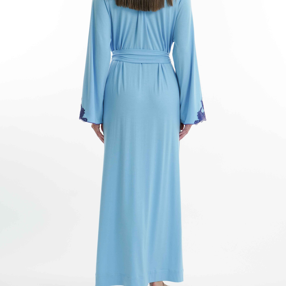 Pale Blue and Navy Robe
