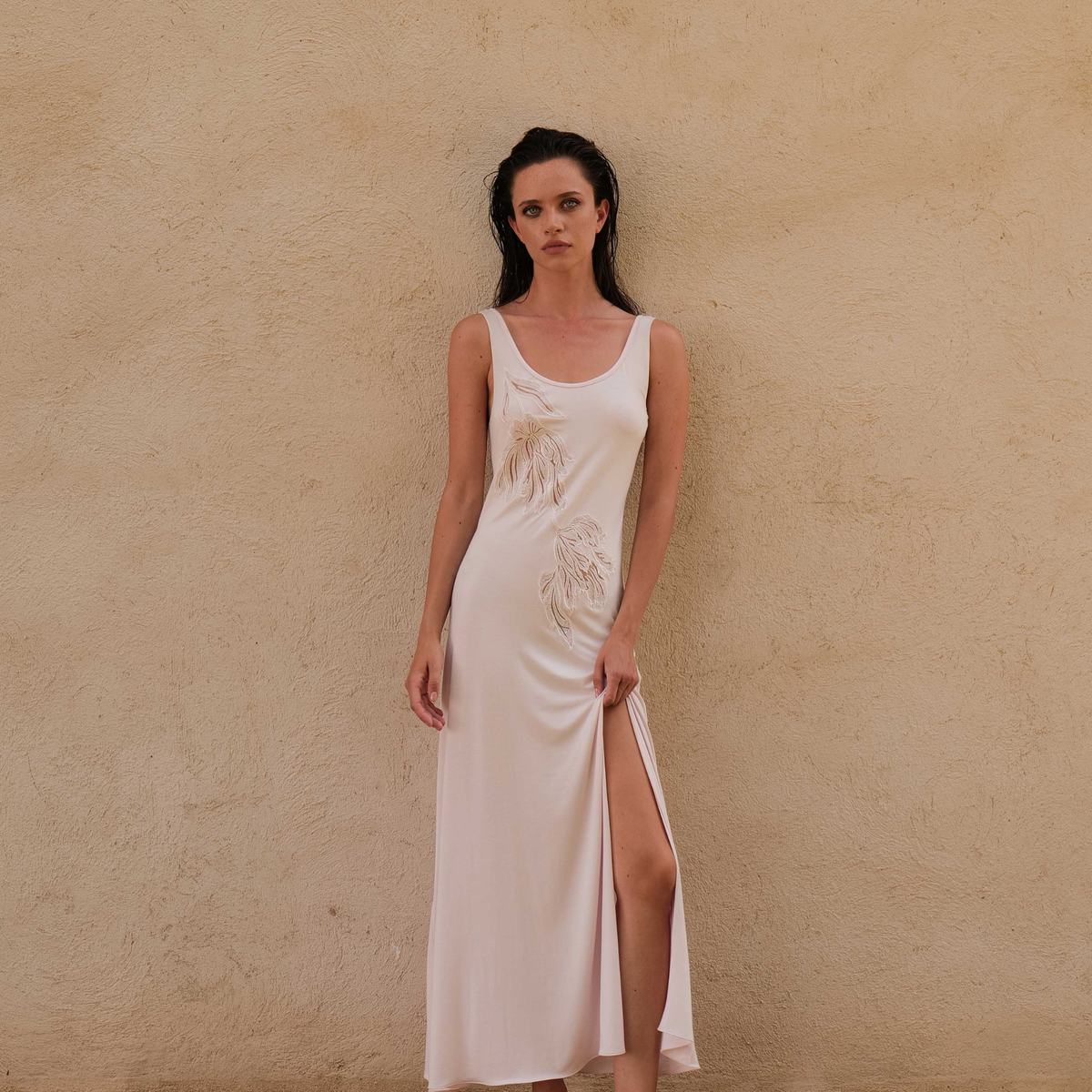Ivory Long Nightgown
