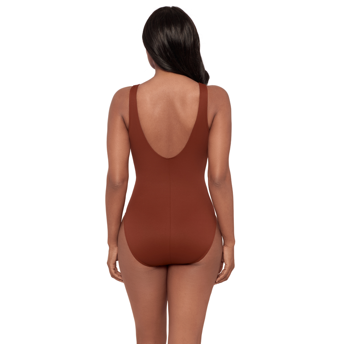 Razzle Dazzle Zipt Copper Swimsuit