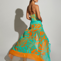 Palma Viana Green & Orange Pareo