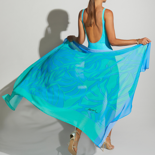 Palma Viana Blue & Green Pareo