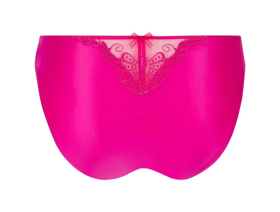 Dressing Floral Magenta Brief