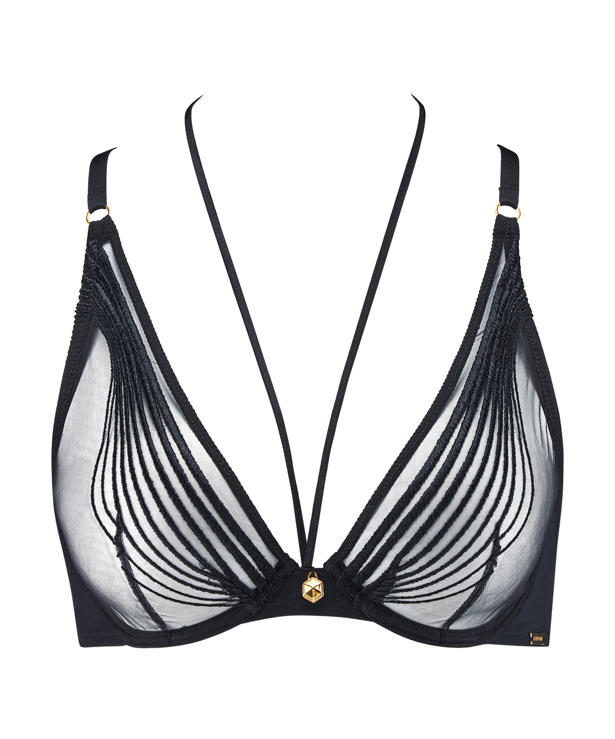 Cindy Bruna Sumptuous Waves Smoky Attraction Underwired Triangle Bra