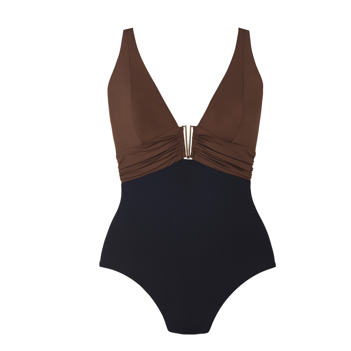 India Brisa Chocolate V Detail Swimsuit