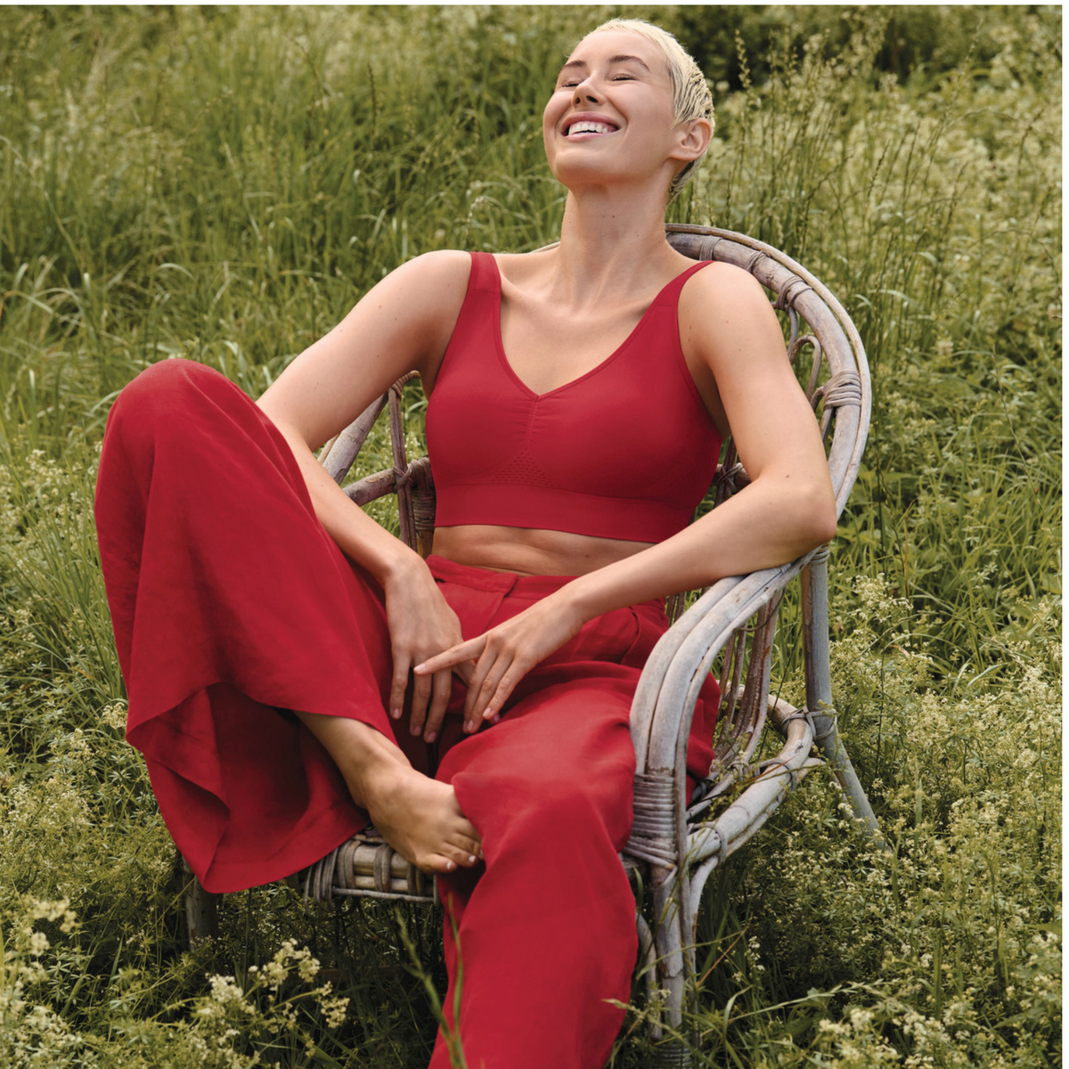 Lotta Red Soft Bra Medium Support