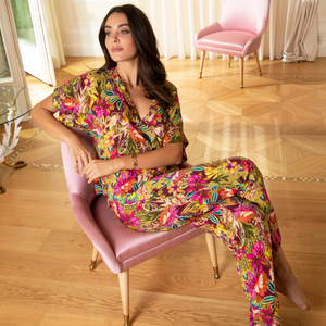 Danse Des Fleurs Pyjama Pants & Tunic Top