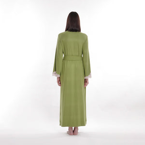 Green Bamboo Modal Robe
