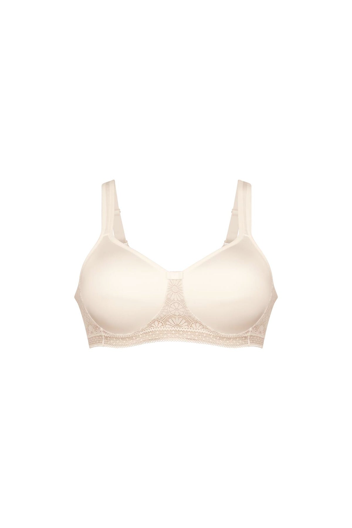 Mary Crystal Lightly Padded Bra Ivory