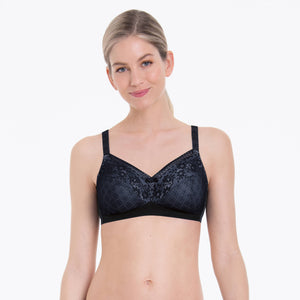 Rosemary Black Soft Wireless Bra