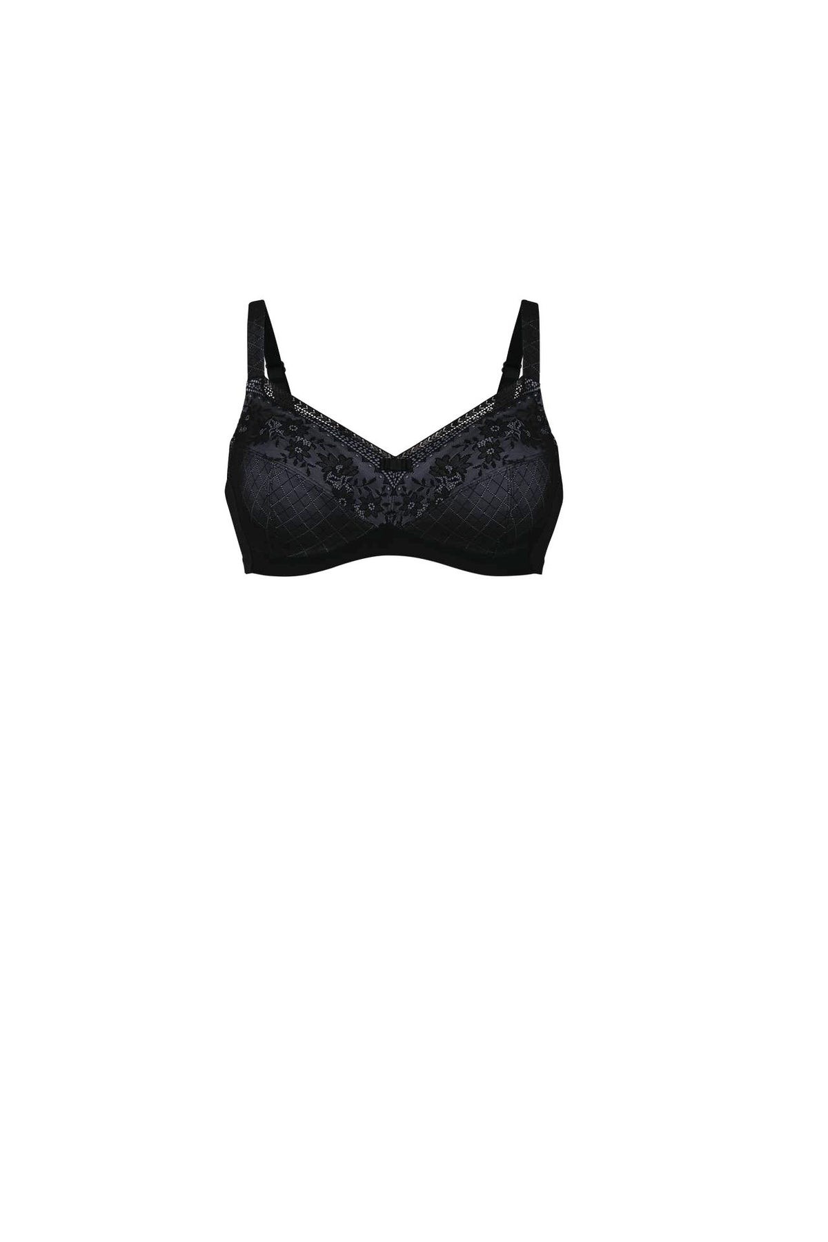 Rosemary Black Soft Wireless Bra