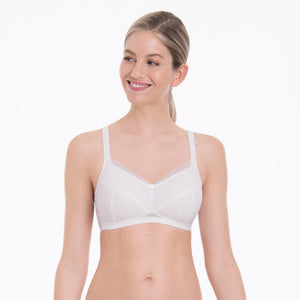 Rosemary White Soft Wireless Bra