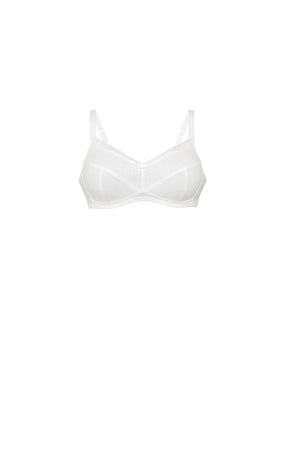 Rosemary White Soft Wireless Bra