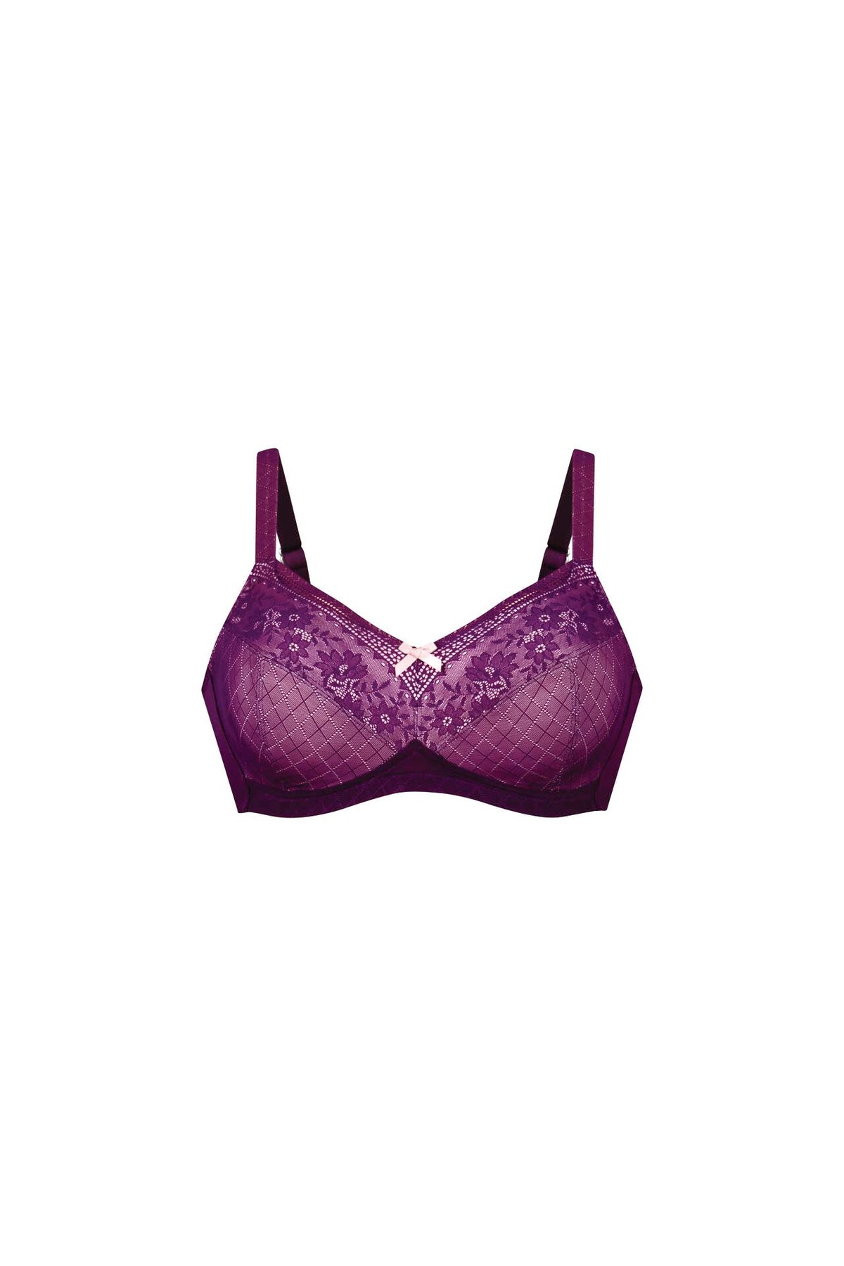 Rosemary Purple Soft Wireless Bra