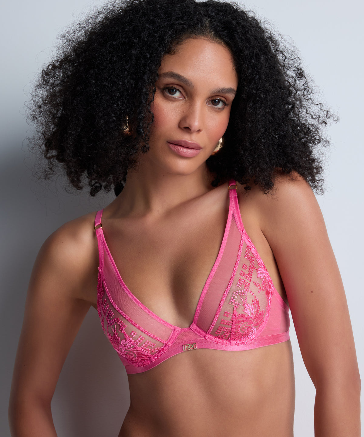 Rules of Attraction Exciting Pink Underwired Triangle Bra