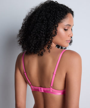 Rules of Attraction Exciting Pink Half Cup Bra