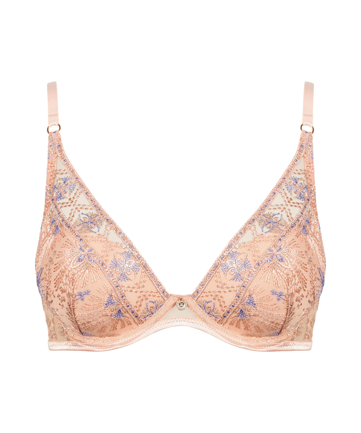 Sound of Heart Lavender Aura Plunge Bra