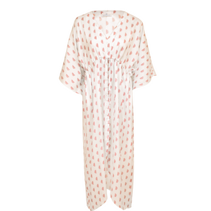Swim Sparkle Buttoned Dress Sunset Glow