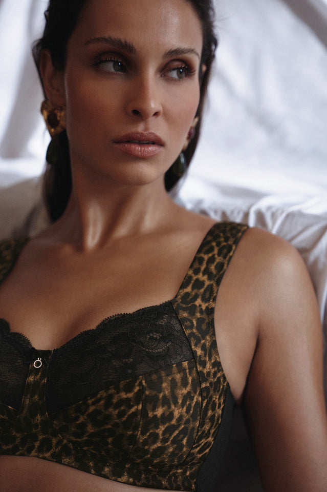 Liz Gold Cat Supportive Non Wired Bra
