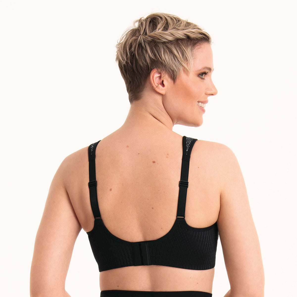 DeltaPad Bubble Grey Sports Bra