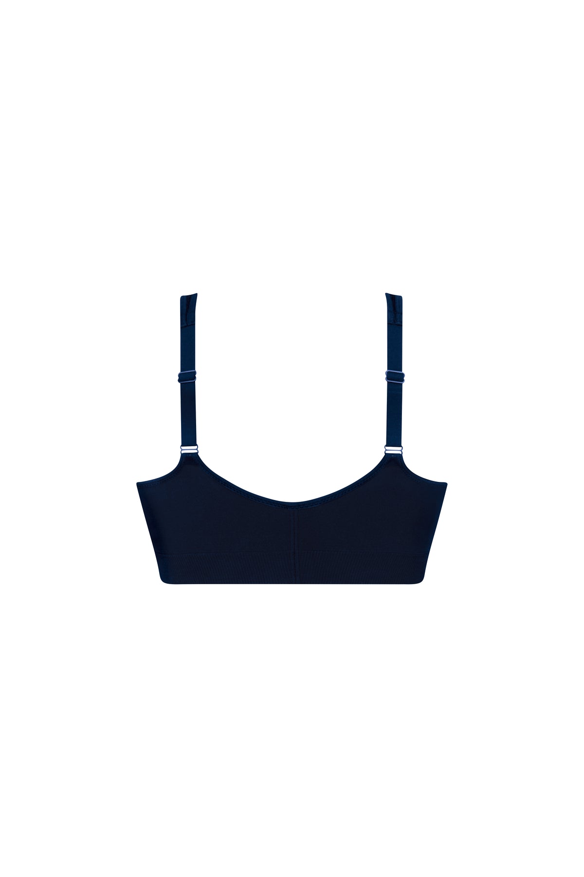 Lynn Maritime Blue Soft Bra Medium Support Front Fastener Zip