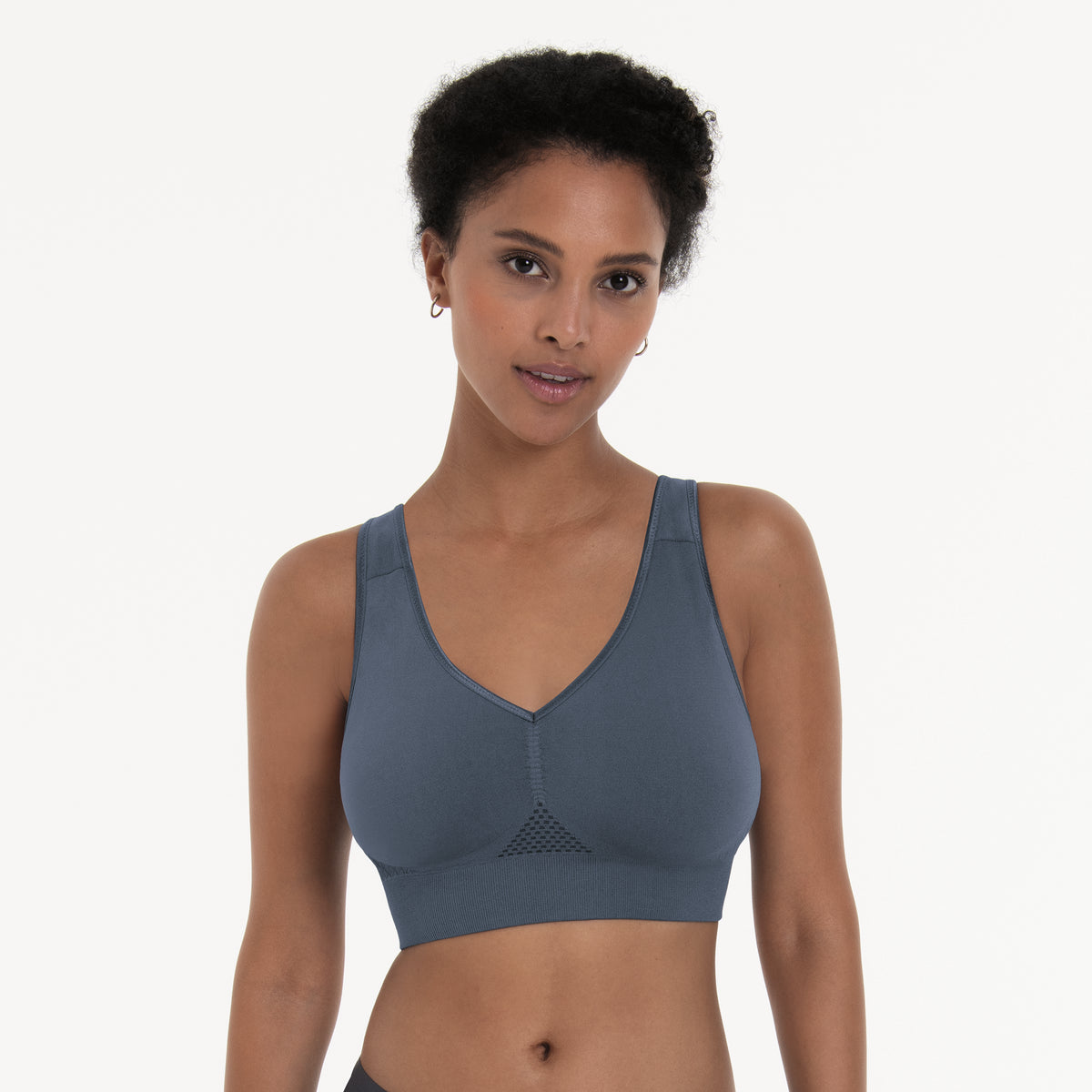 Lotta Sky Grey Soft Bra Medium Support