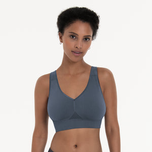 Lotta Sky Grey Soft Bra Medium Support