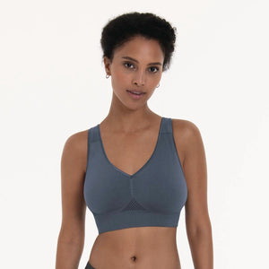 Lotta Sky Grey Soft Bra Medium Support