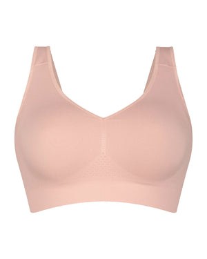 Lotta Lotus Pale Pink Soft Bra Medium Support