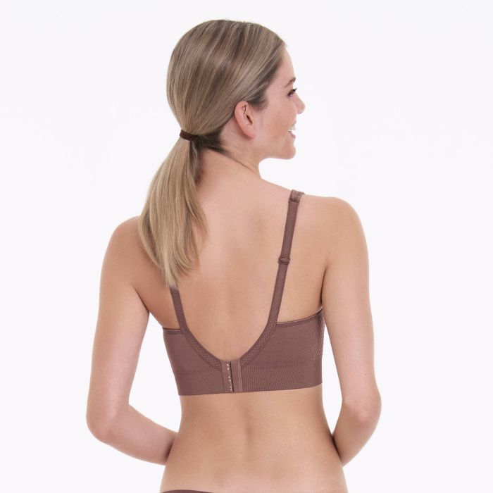 Lotta Soft Bra Berry Brown Medium Support Bra