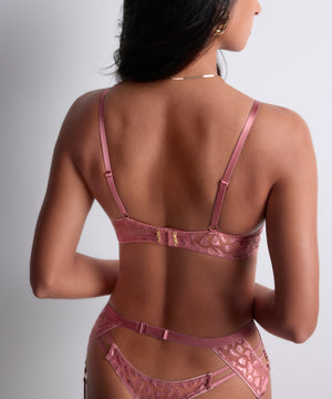 Crazy In Love Warm Pink Underwired Triangle Bra