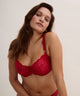 Crazy In Love Red Delight Half Cup Bra