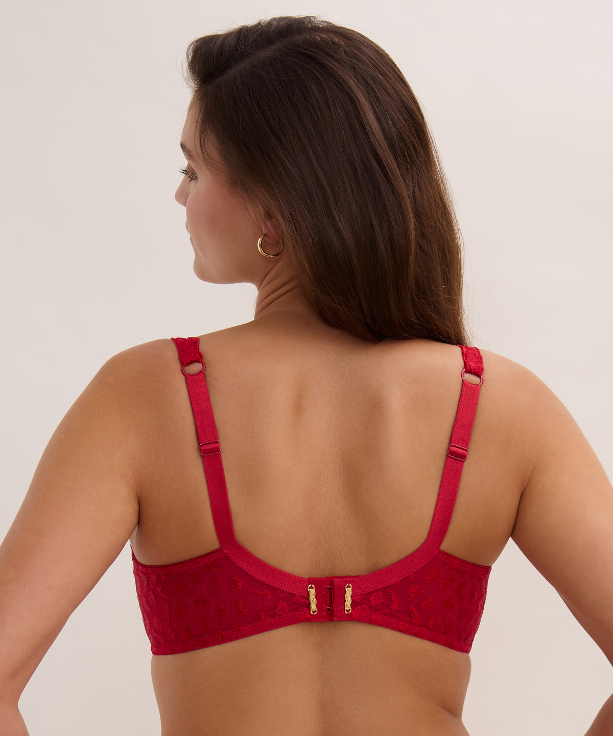 Crazy In Love Red Delight Half Cup Bra
