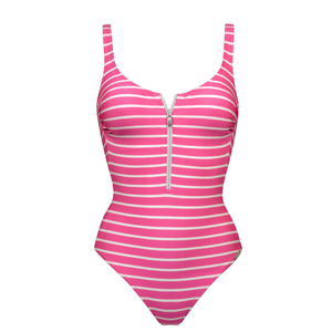 Line Up Zip Swimsuit