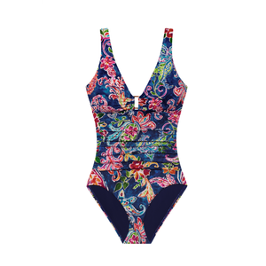 Coastal Paisley Underwired Ring Swimsuit
