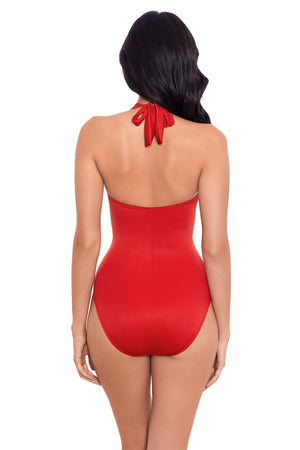 Rocksolid Utopia Red Swimsuit