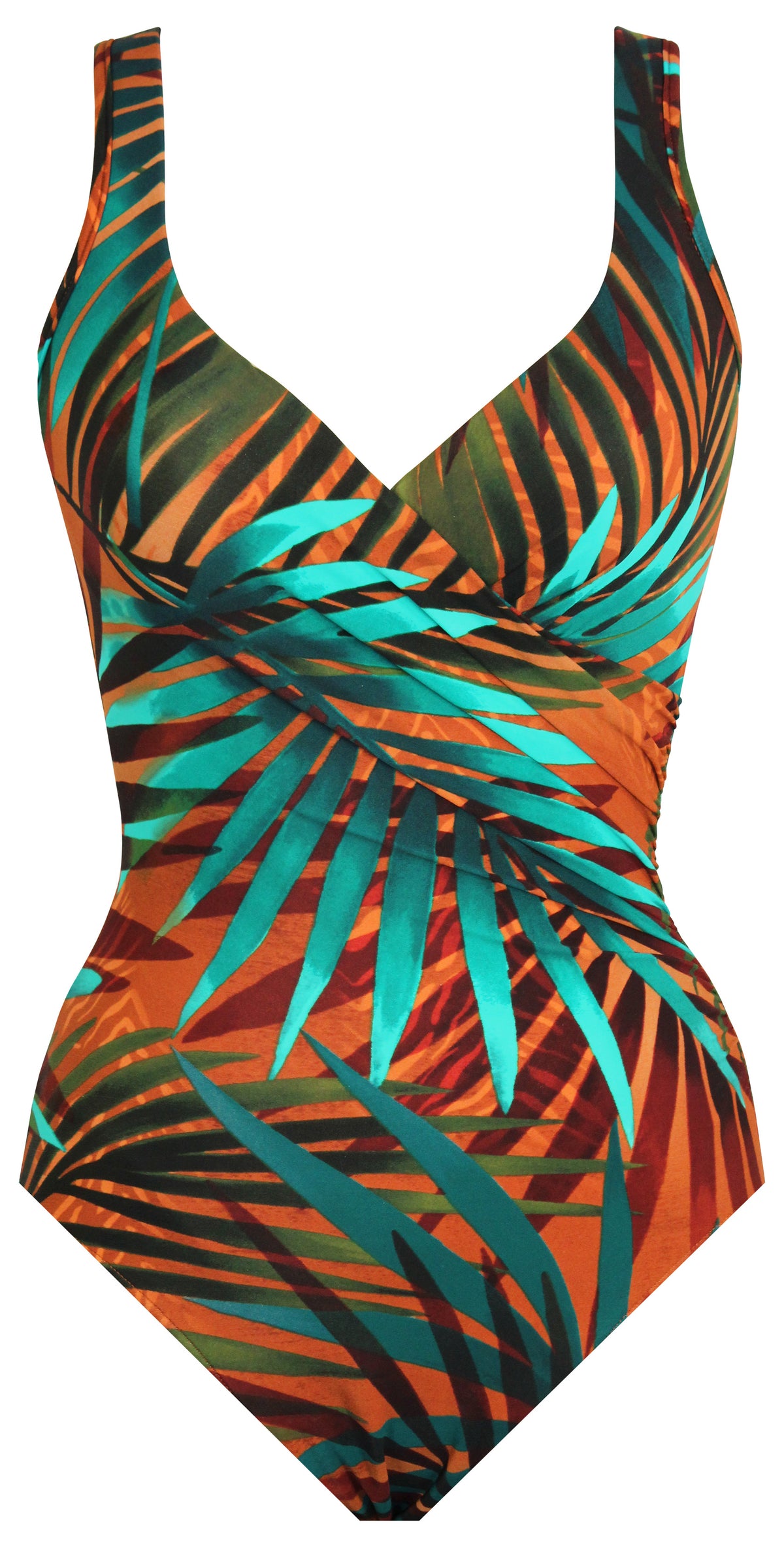 Santorini Halter Wrap One Piece Swimsuit - Tiger Switch Reversible Pri –  JMP The Label