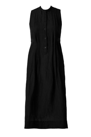 Black Linen Beach Dress