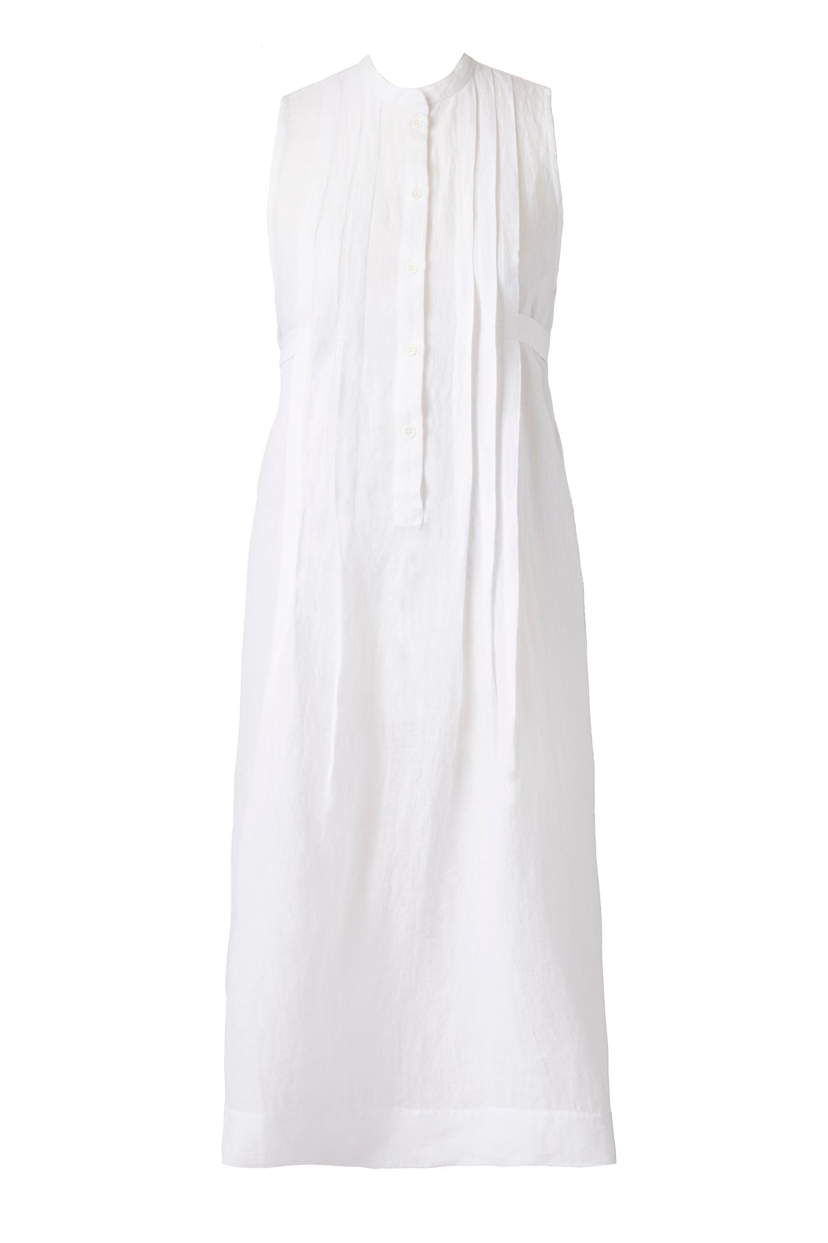 White Linen Beach Dress