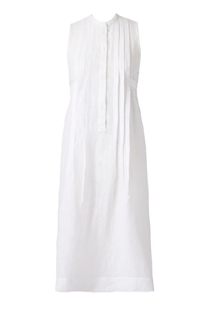 White Linen Beach Dress
