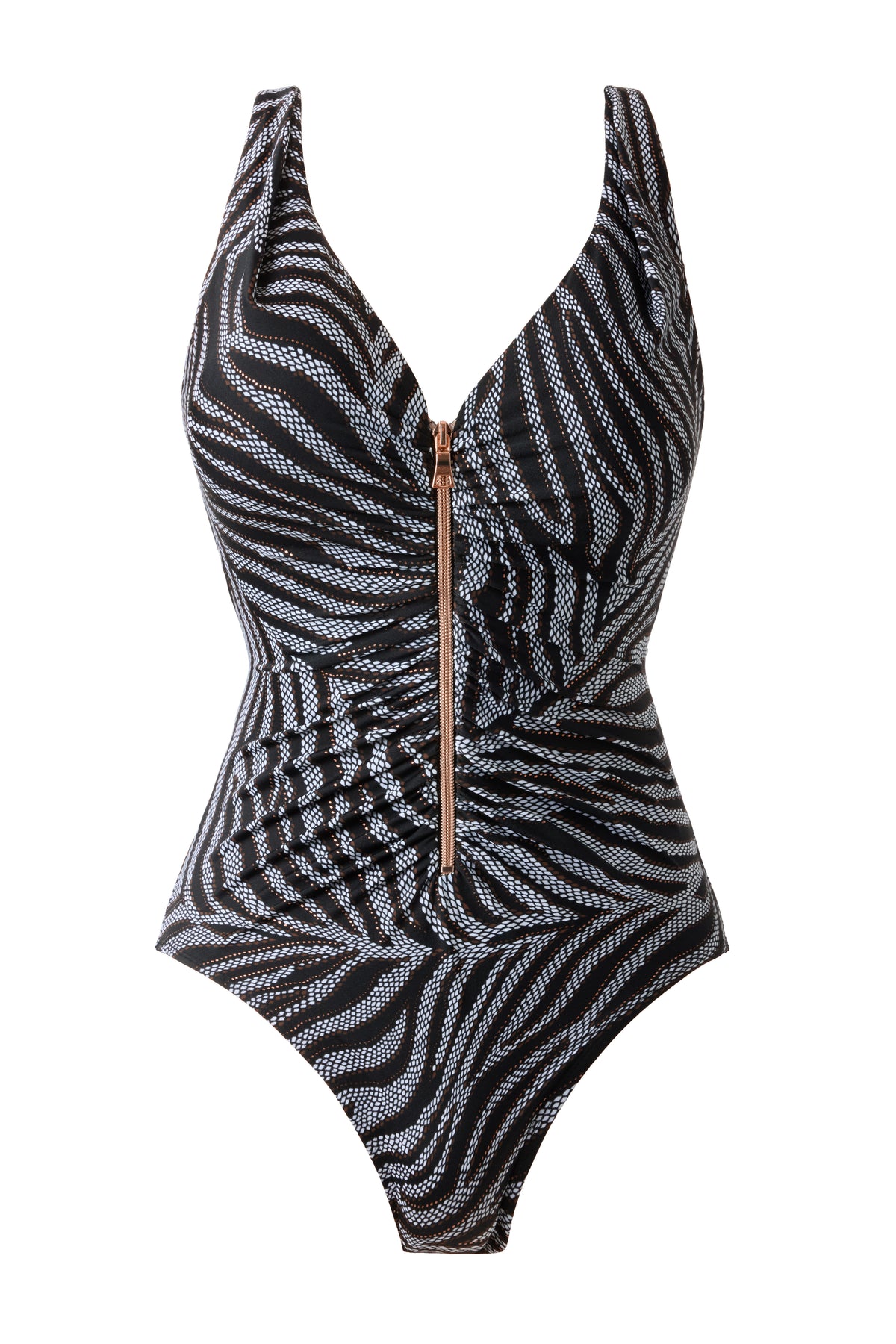 Zirconic Zipt Swimsuit
