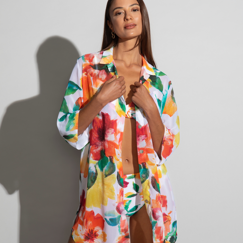 Dalia Unai Orange Long Shirt