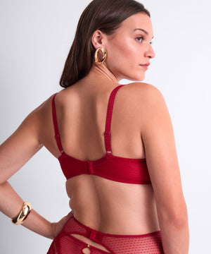 Mystery of Love Cherry Half Cup Bra