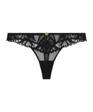 Sweet Euphoria Black Thong