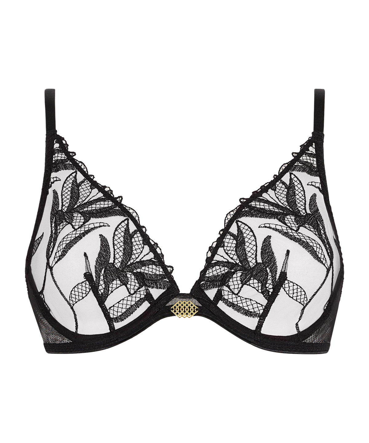 Sweet Euphoria Black Underwired Triangle Bra