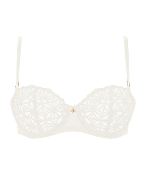 Secret Memories Ivory Half Cup Bra