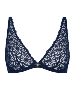 Secret Memories Deep Blue Triangle Bra