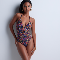 Sunkissed Allure Ikat Swimsuit